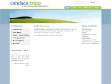 Tablet Screenshot of candace-tripp.net
